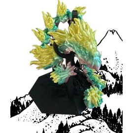 Articulated  Fidget Dragon Desk Display Toy 20" Rainbow