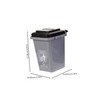 Hohopeti Miniature Garbage Can Model Educational Thickened Desktop Waste Bin