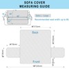 Luxshare Home Reversible Sofa Covers Couch Cover Furniture Protector for