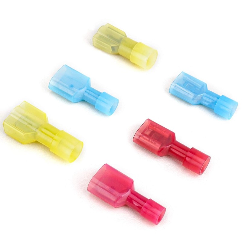 TICONN 400 PCS Nylon Spade Quick Disconnect Connectors Kit, Electrical