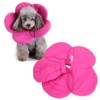 Pet Recovery Collar Adjustable Lightweight Prevent Licking Sunflower Shape Cute