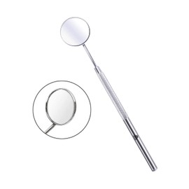 ARSUK Dental Mirror with Stainless Steel Handle 6.5" – Professional Dentist Mirror for Inside Mouth for Oral Inspection & Teeth Cleaning, Eyelash Extensions, Reusable Dental Tool for Personal Care