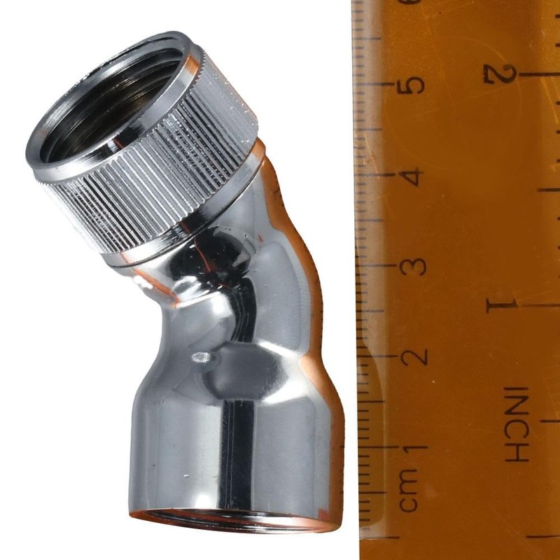 Urjumpea 45 Degree Handhold Shower Elbow Adapter Shower Head Elbow
