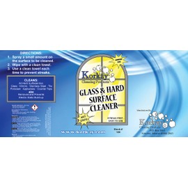 Korkay Glass and Hard Surface Cleaner (1, Quart)
