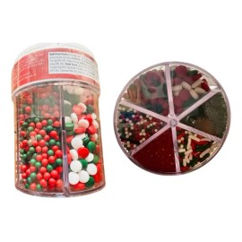 Perlas Pasteleras De Navidad 6 Estilos 190 Grs
