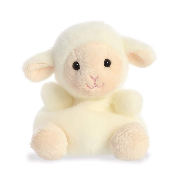 Aurora Palm Pals, Woolly The Lamb, Soft Toy, 33483, 5 inches, White
