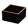 Tanaka Chopsticks Shop 039961 Liter Lacquer, Black, Round Gold