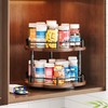 Spice Rack Lazy Susan Organizer for Cabinet, Rotating Spice Organization