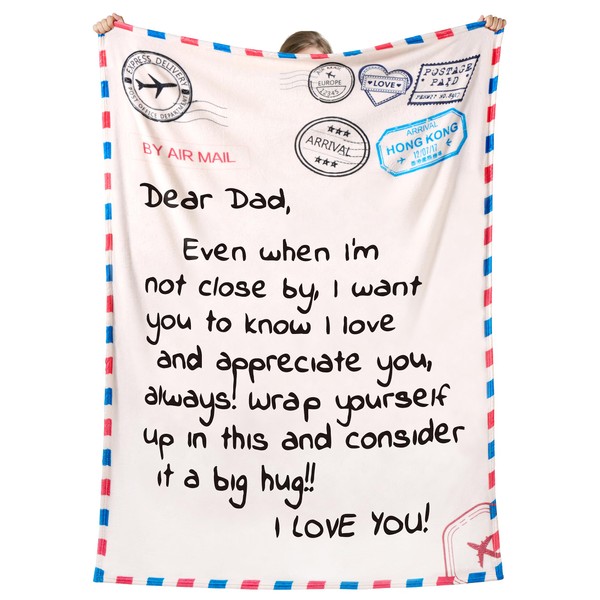 Gifts for Dad, Dad Gifts, Dad Blanket, Soft Flannel Throw