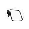 Ipetboom 1 Set Wide Angle Side Mirrors for Golf Cart