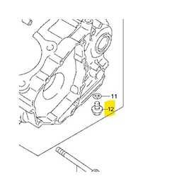 Suzuki Oil Drain Bolts 12x20mm RMZ250 DRZ250 09247-12106