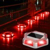 CREPOW Solar Dock Lights Driveway Deck Lights - 12 Packs