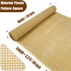 Plastic Rattan Square Webbing Roll, 20 in x 3.3 Ft,