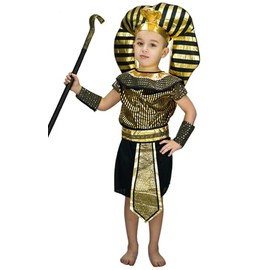Jsiicennf Kid's Egyptian Pharaoh Costume Boys Role-play Egypt King Outfit