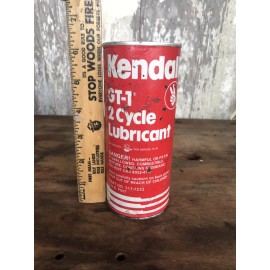 Kendall Vintage KENDALL 2-Cycle Lubricant Motor Oil GT-1 Unopened 16oz Cardboard Cans