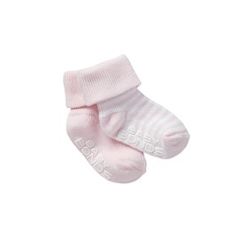 Bonds Baby Classic Cuff Socks - 2 Pack, Pink (2 Pack), 00-1 (0-6 Months)