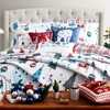 Southshore Fine Living, Inc. King/Cal King Size Christmas Comforter Set