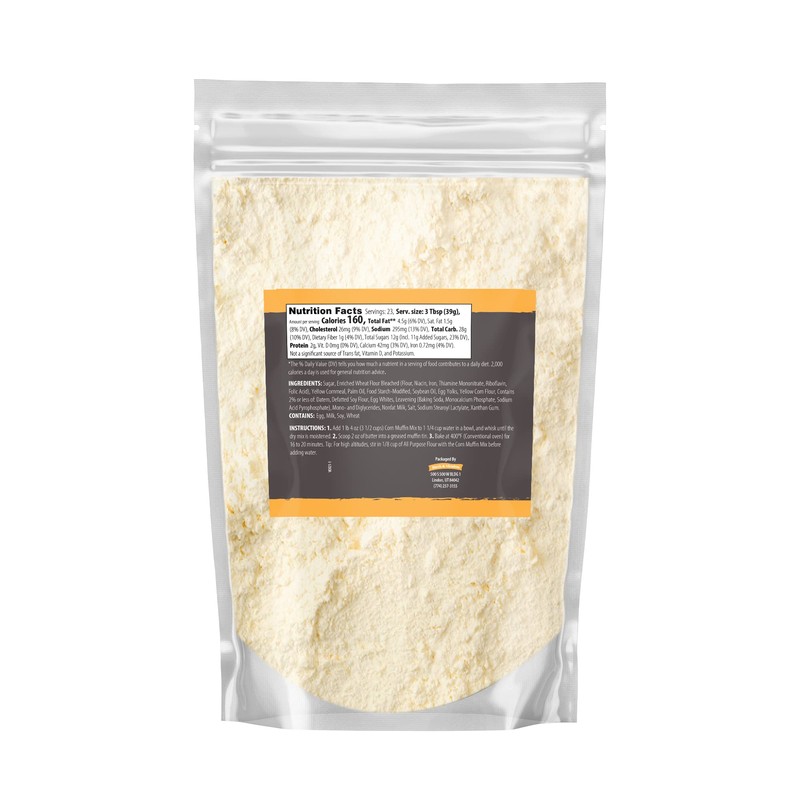 Birch & Meadow 2 lb of Corn Muffin Mix, Crumbly