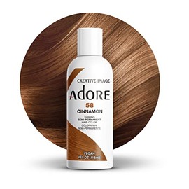 RINSE OUT SEMI-PERMANENT HAIR COLOUR CINNAMON(58) by Adore