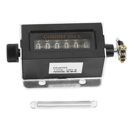 6 Digit Mechanical Counter,D94-S 0-999999 Resettable Mechanical Pulling Counter,Return To Zero Rotation Count And Cycle Count Reset Mode,for Cumulative Records Of Sports Equipment Or Machinery