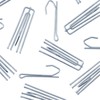 Dritz Home 44324 Long Neck Pleater Drapery Hooks (14-Piece) ,