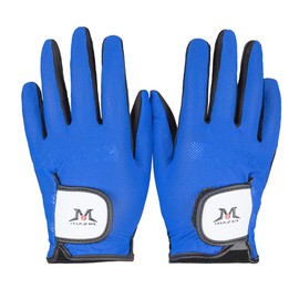 MAZEL Golf Gloves Kids Junior Kids Ambidextrous Golf Gloves 1 Set (Blue, M)