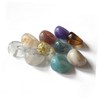 FOMIYES 9Pcs Resin Finger Ring Fashion Decor Unique Clear Rings