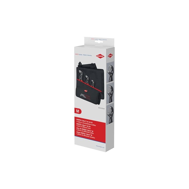KNIPEX 00 19 55 S8 Cobra Set 1x 87 01