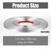 16Ft Chrome Car Trim Strip Self-Adhesive Chrome Tape Chromes Window