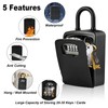 Lockwise XXL Large Key Lock Box, 5.5”x4.1”x2.1” Waterproof Kirsite Combination