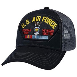 Military Productions US Air Force Korea Veteran Mesh Back Cap