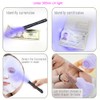 WONDSUNSON 2 x 365nm 395nm Black Light UV Flashlight Mini