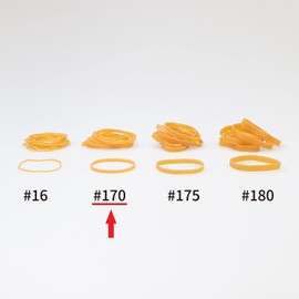 Rubber Band #170 < 1.8 oz (50 g) Transparent Bag > American Color Thick Width Small Volume Packaging Rubber Band All Sizes 73 Republic