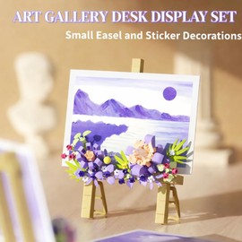 Eloxomer Mini Flower Picture Frame Building Bouquet Set, 357Pcs Painting Photo Frame Room Desktop Decoration And Message Stickers For Her & Him, Kids Ages 8+