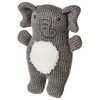 Mary Meyer Knitted Nursery Rattle Soft Toy, 7-Inches, Elephant