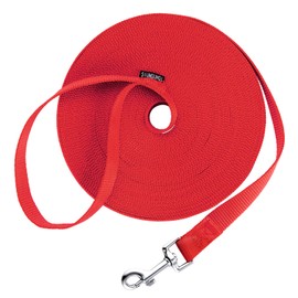 Siumouhoi Dog/Puppy Obedience Recall Training Agility Lead-15 ft 20 ft 30 ft 40 ft 50 ft Long Leash -for Training Leash, Play, Safety, Camping,or Backyard (50Feet, Red)