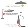 Formosa Covers 11 foot 8 Ribs Replacement Umbrella Canopy For