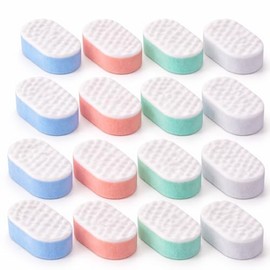 12 Pack Body Bath Sponges – Exfoliating Massage Shower Sponge for Soft, Clean Skin – Family Pack for Adults & Kids