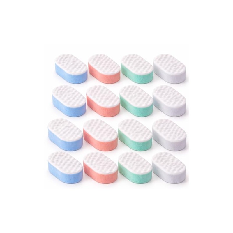 12 Pack Body Bath Sponges – Exfoliating Massage Shower Sponge