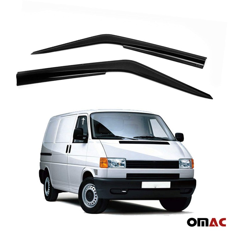 OMAC Front Side Door Window Air Rain Vent Visor Wind