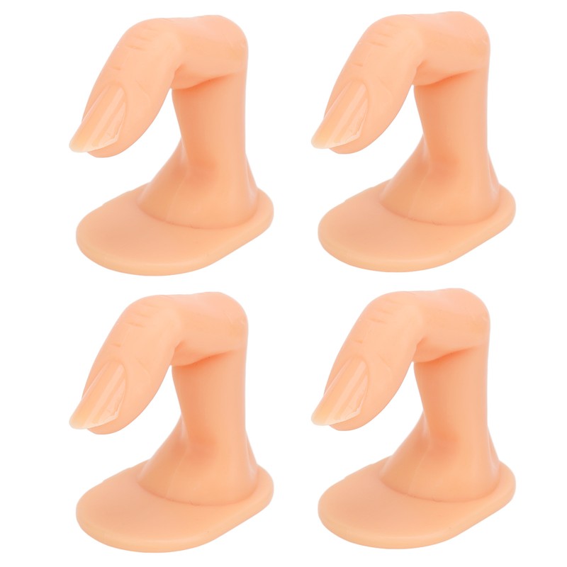 50pcs Nailed False Fingers Practice Fingers for Hand Nail Art