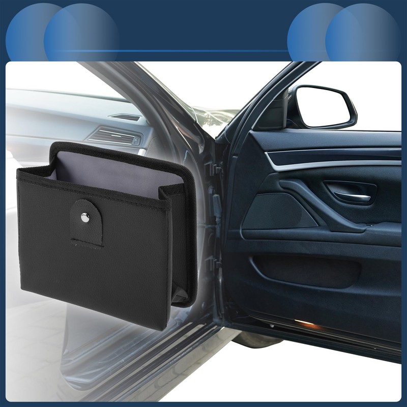 INFINAUTO Car Trash Can Car Door 7.1" Length 3.2" Width