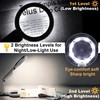 Magnifying Glass with Light and Stand, Foldable Handheld Large Magnifying