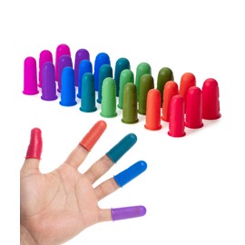 Mr. Pen- Hot Glue Gun Finger Protectors, 24 pcs, Assorted Colors Silicone Finger Protectors, Rubber Fingers Tips, Rubber Finger Covers, Rubber Finger Tips Protector, Finger Grip, Finger Rubber Tips