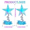 JONKY Light Up Star Hair Clips LED Headpiece Glow Cosplay