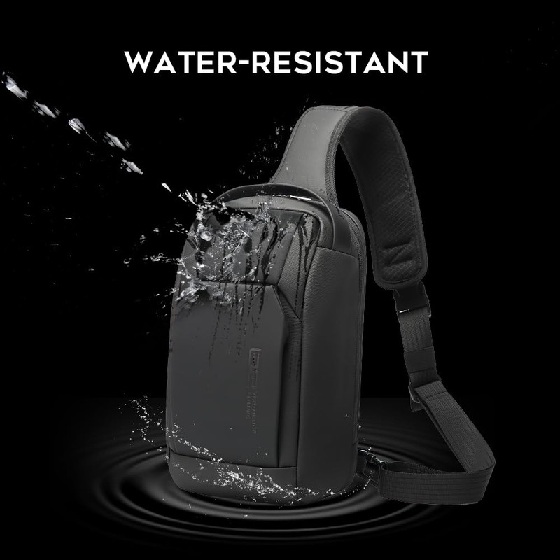 BANGE Fashion Sling Bag, Waterproof Shoulder bag, Crossbody Backpack for