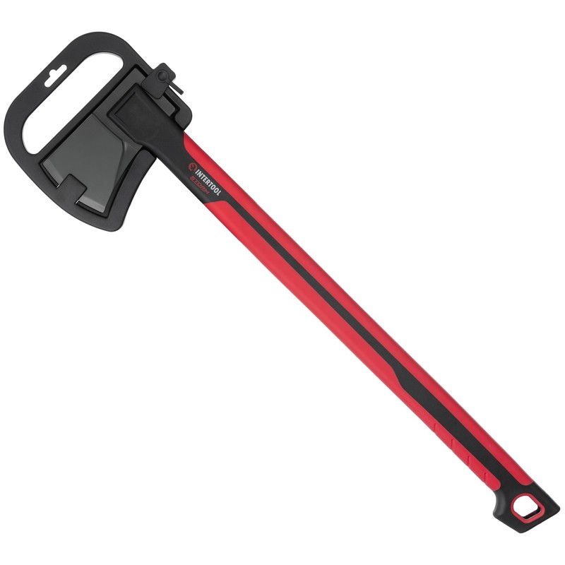 INTERTOOL 28” Chopping Axe, Tree Felling Tool, Deeper Cuts, Splitting,