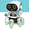 Robot Toy Six Claws Plastic Intelligent Dancing Singing Light Electric