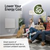 EconoHome Wall Heater Panel with Thermostat - Electric Wall Mounted