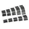 10pcs Leather Punch Incisive Thick Shallow Circle Shape High Carbon